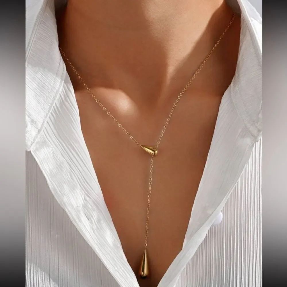 Bohemian y shape necklace A1011